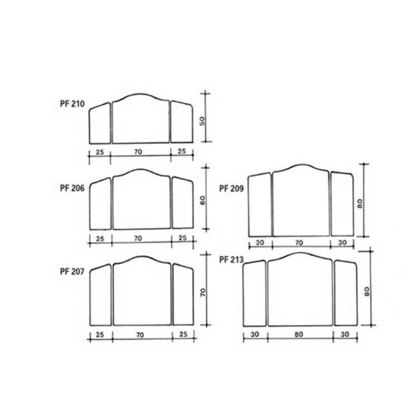 Pare-feu 3 Volets 25+70+25 X 60 Pour Cheminée 3 Pare-feu 3 Volets 25+70+25 X 60 Pour Cheminée – Image 3