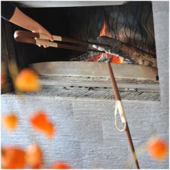 Pince à Bûches Cheminée Forgée D'une Pièce Buffadoo Michel Bras -Weber Soldes pince michel bras buffadoo 2