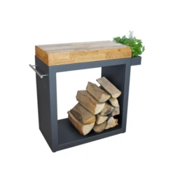 Plan De Travail Artiss En Bois 80cm X 45cm X10cm -Weber Soldes plan de travail artiss en bois 80 x 45 cm 2