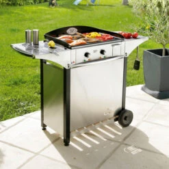 Plancha électrique Acier émaillé Roller Grill PL600E 59 X 38 -Weber Soldes plancha electrique acier emaille roller grill pl600e 59x38 4