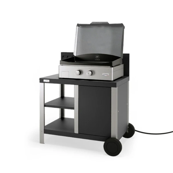 Ensemble Plancha électrique Le Marquier Allure 260 Inox 2 Feux Sur Desserte + Couvercle 1 Ensemble Plancha électrique Le Marquier Allure 260 Inox 2 Feux Sur Desserte + Couvercle