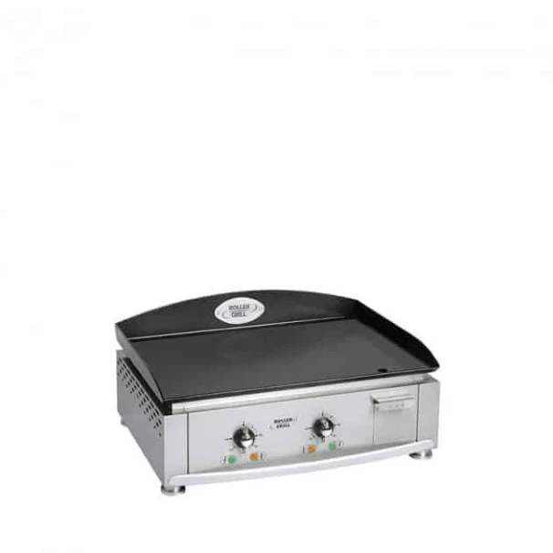 Ensemble Plancha électrique Roller Grill PL600E Inox Sur Chariot En Bois Et Inox Roller Grill 3 Ensemble Plancha électrique Roller Grill PL600E Inox Sur Chariot En Bois Et Inox Roller Grill – Image 3