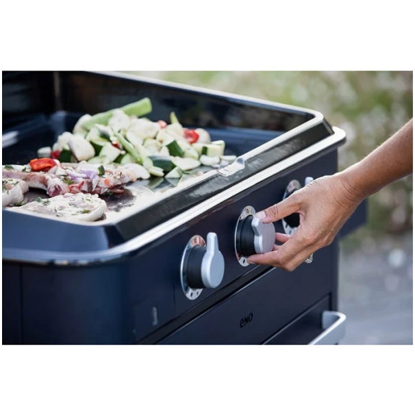 Plancha Gaz Eno 80 Enosign Blue Navy 3 Brûleurs 70 X 40 Avec Couvercle 2 Plancha Gaz Eno 80 Enosign Blue Navy 3 Brûleurs 70 X 40 Avec Couvercle – Image 2