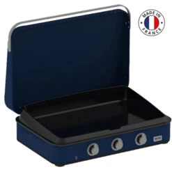 Plancha Gaz Eno 80 Enosign Blue Navy 3 Brûleurs 70 X 40 Avec Couvercle 17 Plancha Gaz Eno 80 Enosign Blue Navy 3 Brûleurs 70 X 40 Avec Couvercle -Weber Soldes plancha enosign gaz 80 bleu navy capot 4