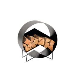 Range Bûches Toscan Noir Givré Dixneuf -Weber Soldes range buches 19 toscan noir givre 2