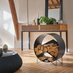 Range Bûches Toscan Noir Givré Dixneuf