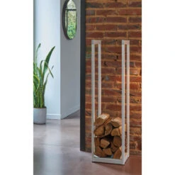 Porte Bûches Klub Blanc Mat