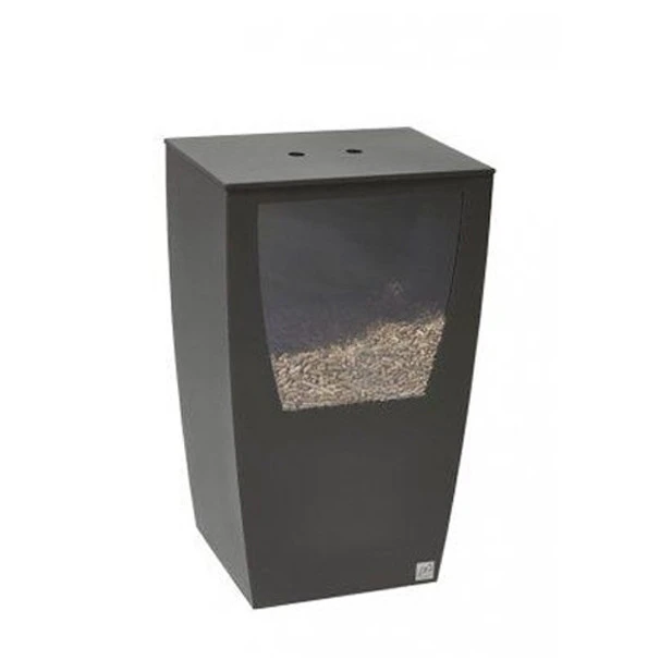 Réservoir à Pellets Opus Noir Givré 1 Réservoir à Pellets Opus Noir Givré