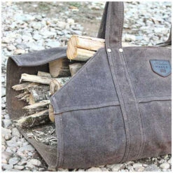Sac à Bûches Alaskan Lumberjack Gris Anthracite -Weber Soldes sac a buches alaskan lumberjack gris anthracite 2
