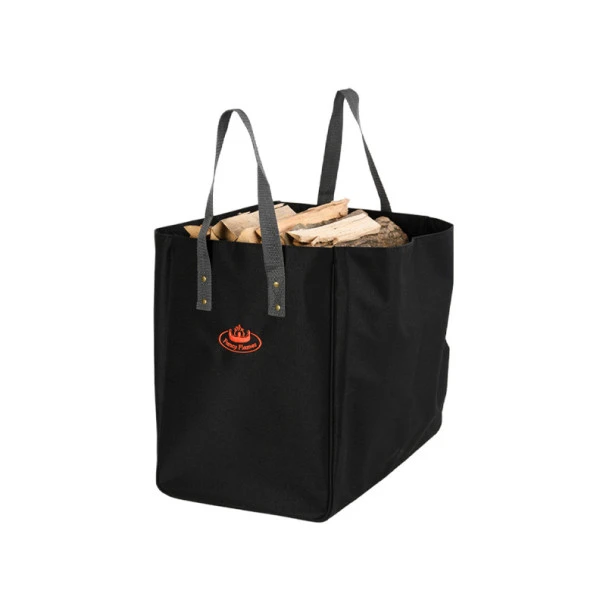 ESSCHERT DESIGN Sac à Bûches Esschert Noir 2 ESSCHERT DESIGN Sac à Bûches Esschert Noir – Image 2