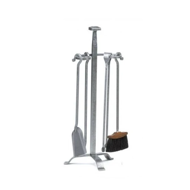 Serviteur Cheminée Classique épée Tête Carrée 4 Ustensiles 1 Serviteur Cheminée Classique épée Tête Carrée 4 Ustensiles