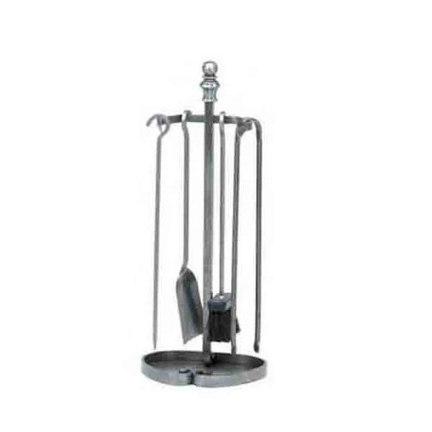 Serviteur Cheminée Classique Sur Socle Ouvragé Tête Pion Fer Poli 4 Ustensiles 1 Serviteur Cheminée Classique Sur Socle Ouvragé Tête Pion Fer Poli 4 Ustensiles