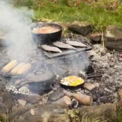 ESSCHERT DESIGN Set à Cuisiner En Fonte 7 Pièces Feu De Camp -Weber Soldes set a cuisiner en fonte 7 pieces feu de camp 2
