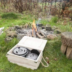 ESSCHERT DESIGN Set à Cuisiner En Fonte 7 Pièces Feu De Camp -Weber Soldes set a cuisiner en fonte 7 pieces feu de camp 3