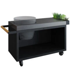Table OFYR Pro 135 Black / Béton Pour Big Green Egg
