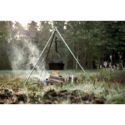 Trépied De Suspension Petromax Pour Marmite En Fonte -Weber Soldes trepied de suspension petromax pour marmite en fonte 5