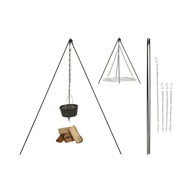 ESSCHERT DESIGN Trépied Pour Marmite Fonte 2 ESSCHERT DESIGN Trépied Pour Marmite Fonte – Image 2