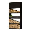 Rangement Bois OFYR Black 100 X 45 X 216 Cm