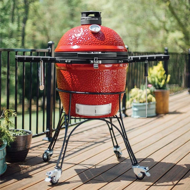 Weber Soldes -Weber Soldes barbecue ceramique kamado joe classic 1 oint 46 cm sur chariot