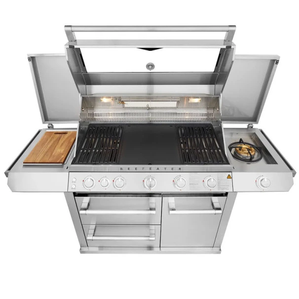 Weber Soldes -Weber Soldes barbecue gaz beefeater 7000 premium inox 5 bruleurs 3