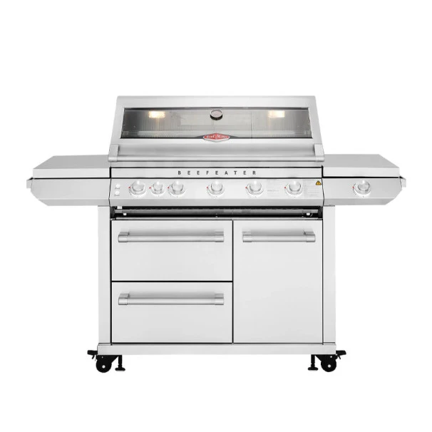 Weber Soldes -Weber Soldes barbecue gaz beefeater 7000 premium inox 5 bruleurs
